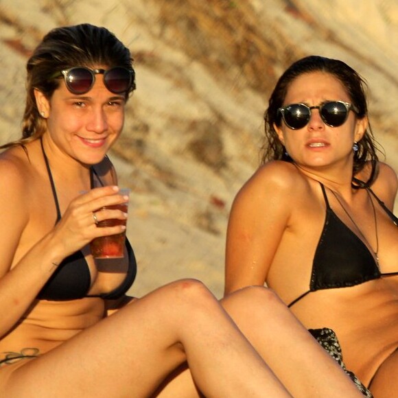 Fernanda Gentil e a namorada, Priscila Montandon, costumam fazer programas a dois