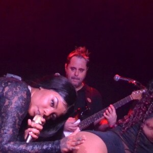 Ludmilla mostrou seu rebolado durante show em casa de espetáculos, no Rio de Janeiro