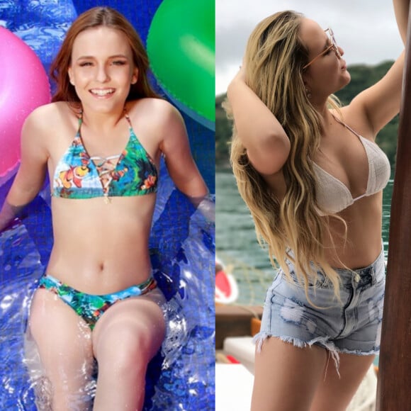 Antes e depois: fãs indicam que atriz Larissa Manoela colocou silicone nos seios