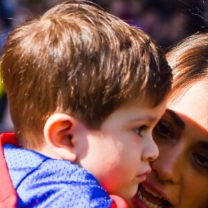Antonella Roccuzzo e Lionel Messi são pais de Matteo, de 1 ano, e Thiago, de 4