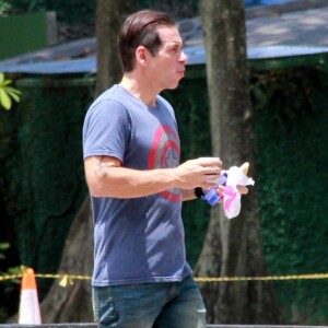 Leandro Hassum foi alvo de críticas por parte de alguns internautas por mostrar a silhueta