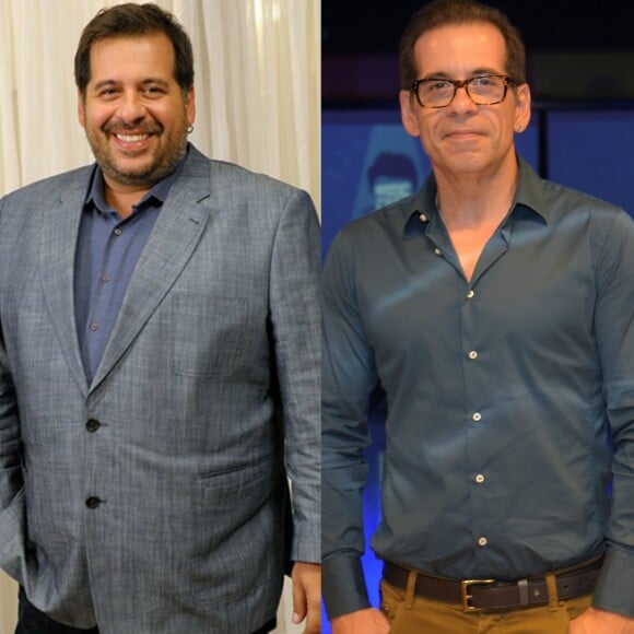Leandro Hassum, após emagrecer 65 quilos, mostrou antes e depois em foto nesta segunda-feira, 19 de junho de 2017
