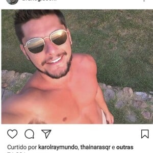 Yanna Lavigne brinca ao comentar na foto de Bruno Gissoni: 'Bolachudo'