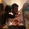 Mariana Rios janta com o namorado, Patrick Bulus, no Leblon, no Rio