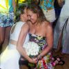 Susana Vieira e a nora, Ketryn Goetten, comemoram casamento com festa em cruzeiro no Rio