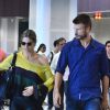 Fernanda Lima e Rodrigo Hilbert trocaram carinhos no aeroporto Santos Dumont, no Rio de Janeiro, na tarde desta terça-feira, 15 de abril de 2014