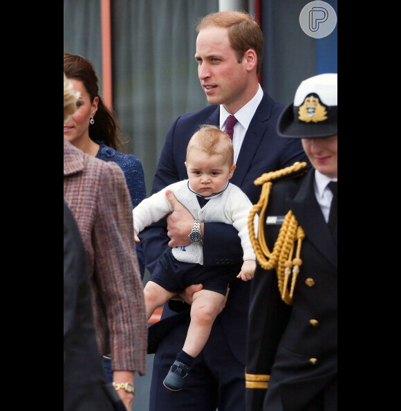 Kate Middleton, príncipe William e George viajam com intiuto de apresentar o bebê real à Nova Zelândia e Austrália