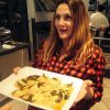 A atriz compartilhou com os seus seguidores fotos dos pratos que aprendeu a fazer no curso