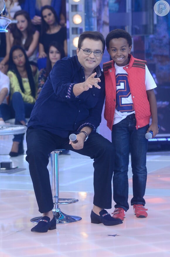 Jean Paulo participou do programa 'Domingo Show', na Record