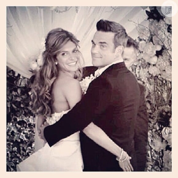 Robbie Williams e Ayda Field se casaram em 2010