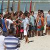 O novo quadro foi filmado nesta quarta-feira 30 de abril de 2014 na praia do Pepê, na Barra da Tijuca, e Zeca Camargo contou com a ajuda do surfista Rico Souza, ícone do surf brasileiro, na seleção