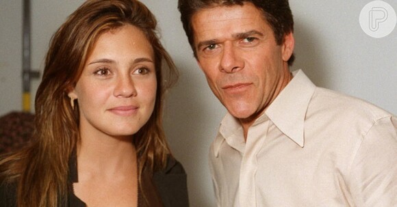 Fora a fase Manoel Carlos, José Mayer também foi par romântico de Adriana Esteves em 'A Indomada' (1997)