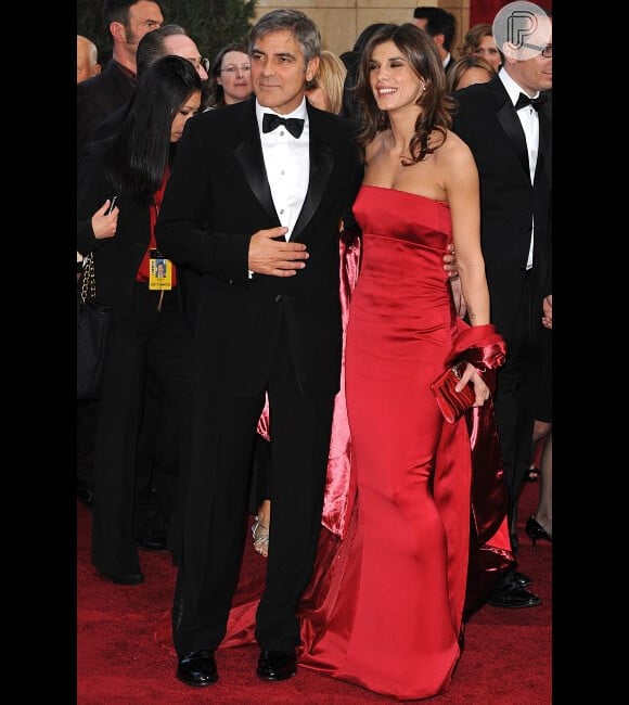 George Clooney teve um rápido romance com Elizabetta Canalis, em 2011