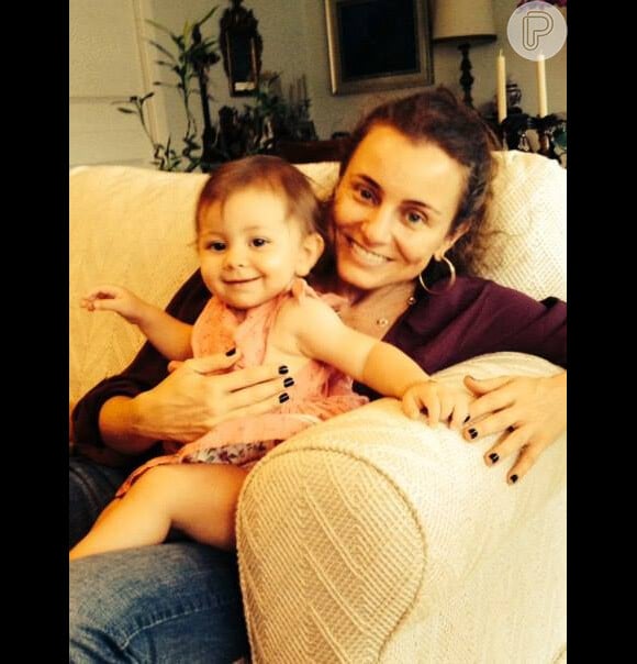 Carolyna Aguiar é mãe de Anna Clara, de 2 anos, fruto de seu relacionamento com o empresário Luís Paulo Montenegro