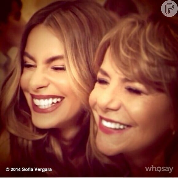Sofia Vergara postou uma selfie com a mãe 
