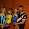 Rodrigo Hilbert e Fernanda Lima são pais de João e Francisco, de 6 anos