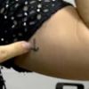 Fernanda Paes Leme mostrou uma pequena âncora que foi desenhada no mesmo braço: 'O significado dessa é bem pessoal, eu não costumo falar. Claro que a tatuagem tem a ver também com a função da âncora, da raiz, de deixar preso. Mas é uma coisa minha, tá gente? Vamos respeitar'