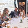Taís Araújo, Isabelli Fontana e Grazi Massafera participaram de um almoço de frente para o mar antes do red carpet do filme 'Saint Laurent', em Cannes