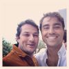 Ricardo Pereira faz selfie em Cannes 2014 com Marcelo Serrado