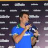 Rodrigo Faro comanda evento da Gillette em São Paulo; lançamento da marca reuniu jogadores da seleção brasileira de futebol