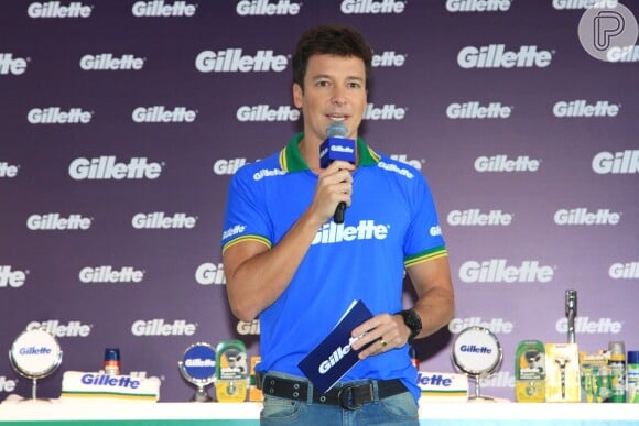 Rodrigo Faro apresenta evento da Gillette em São Paulo