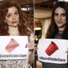 Maria Eduarda e Luisa Moraes também aderiram à campanha #ChutaOBaldeClara, na novela 'Em Família'