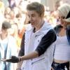 Justin Bieber estava em um evento de fãs, em Miami, quando a foto foi tirada
