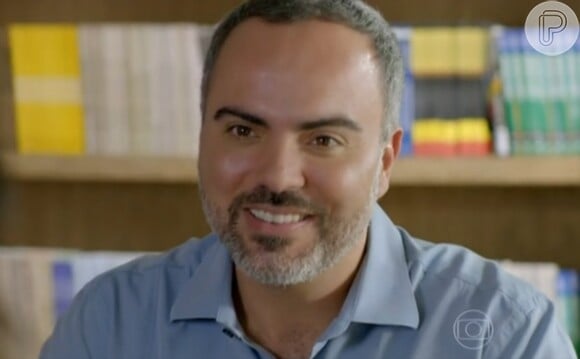Instantes depois, Saulo Rodrigues Vaz apareceu na novela 'Em Família'