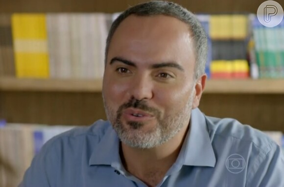 Saulo Rodrigues Vaz participou dos primeiros capítulos de 'Em Família' e voltou à trama