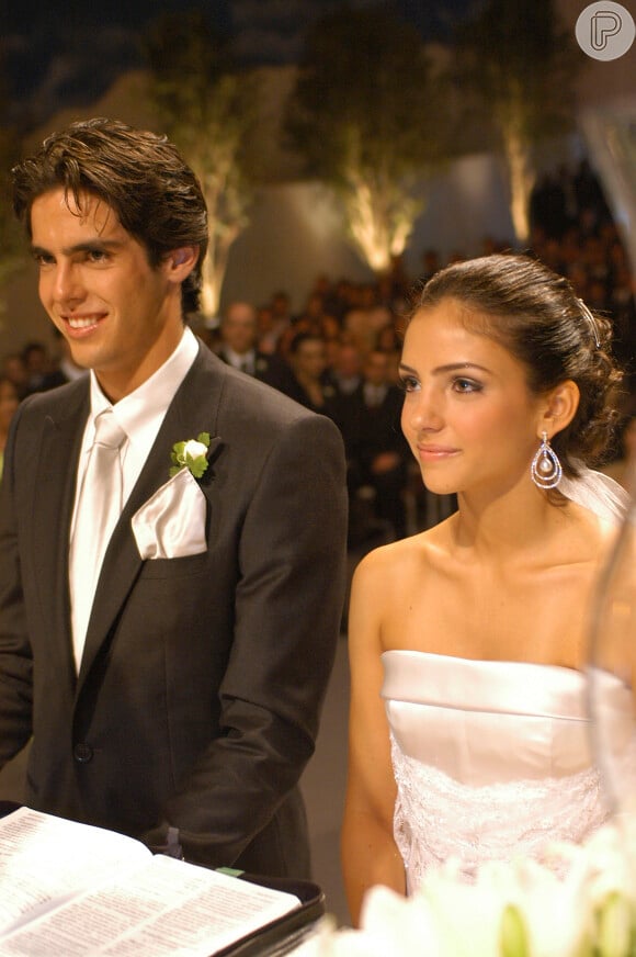 Kaká  se casou com Carol Celico aos 23 anos