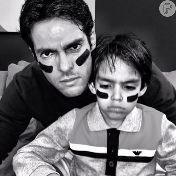 Kaká é pai de Luca, que completa 6 anos no dia 10 de junho