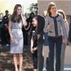 Enquanto Kate Middleton é fã de vestidos, a ex-jornalista Leticia Ortiz mostra que ainda carrega o hábito de usar roupas sociais em diversos eventos