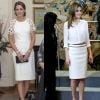 No look 'branco total', Kate Middleton e Leticia Ortiz mostram estilos variados, porém elegantes