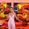 Jade Seba comemorou seus 25 anos em casa de festas de São Conrado, Zona Sul do Rio de Janeiro