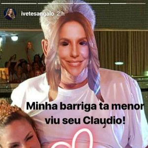 Ivete Sangalo se divertiu com a homenagem feita por Claudia Leitte no trio elétrico