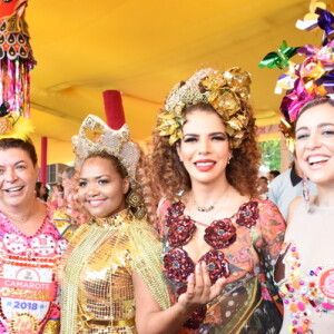 Rafael Cardoso, Gaby Amarantos, Vanessa da Mata e mais famosos curtem 
o bloco Galo da Madrugada, em Recife, neste sábado, 10 de fevereiro de 2018
