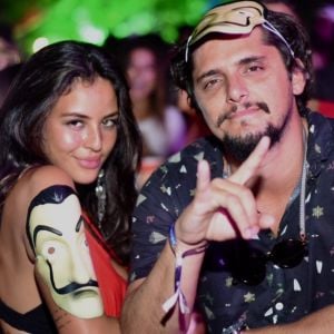 Yanna Lavigne e Bruno Gissoni curtiram a festa Esbórnia, no Rio, no sábado, 11 de fevereiro de 2018