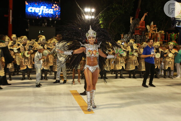 Milena Nogueira está desfilando há 10 anos no carnaval do Rio