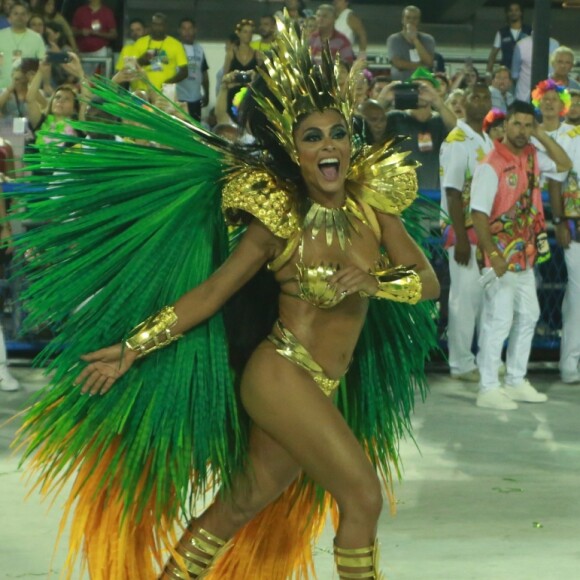 Carlos Eduardo Baptista acompanhou de perto o desfile de Juliana Paes