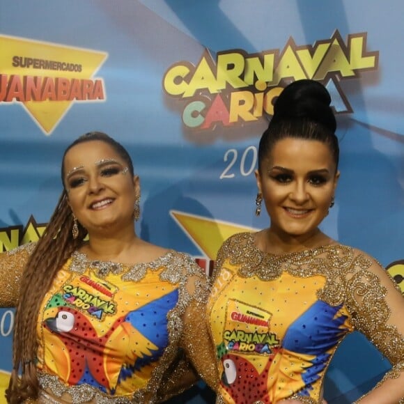 Maiara e Maraisa foram atrações do Camarote Guanabara, no Carnaval do Rio de Janeiro, no domingo (11)