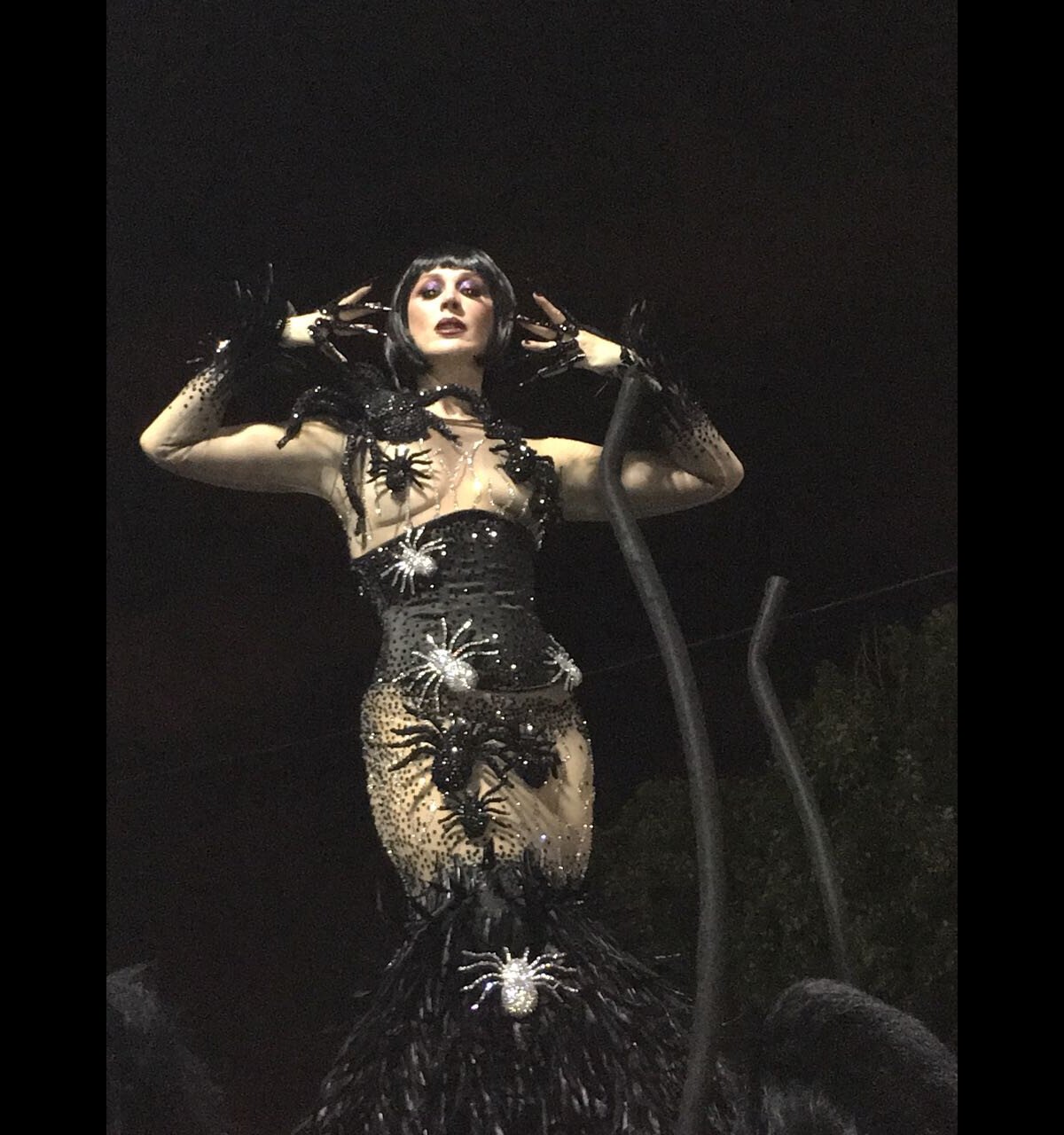 Foto: Claudia Raia representou a Mulher-Aranha no desfile de carnaval da  Unidos da Tijuca, nesta segunda-feira, 12 de fevereiro de 2018 - Purepeople