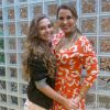 Andréia Sorvetão levou a filha Giovanna para os bastidores de 'Pé na Cova'