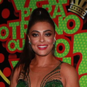 Juliana Paes foi abordada por assaltantes na segunda-feira, 12 de fevereiro de 2018, quando ia para a Marquês de Sapucaí