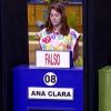 Um erro no sistema de contagem de pontos e definiu Ana Clara como vencedora da prova 'Magia Quizz'