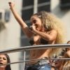 Anitta se inspirou no clipe 'Vai Malandra' para o look de seu bloco no Rio de Janeiro