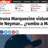 Bruna Marquezine teria entregue ida de Neymar para o Real Madrid, disse o hondurenho 'Diez'