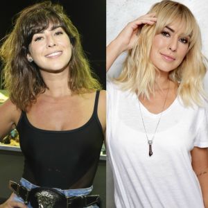 Fernanda Paes Leme deixou o cabelo escuro de lado e exibiu o look platinado na terça-feira, 20 de fevereiro de 2018
