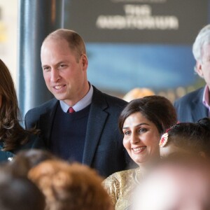 Kate Middleton e o marido, William, viajaram até Sunderland, no norte de Inglaterra