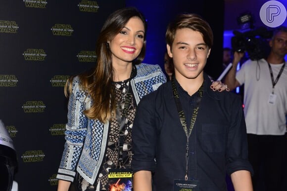 Felipe Soares, filho de Patricia Poeta tem 15 anos