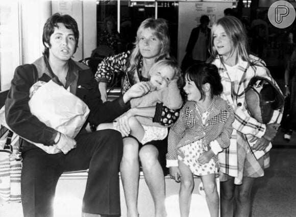 Paul McCartney teve três filhos com Linda Eastman, Stella, Mary  e Heather